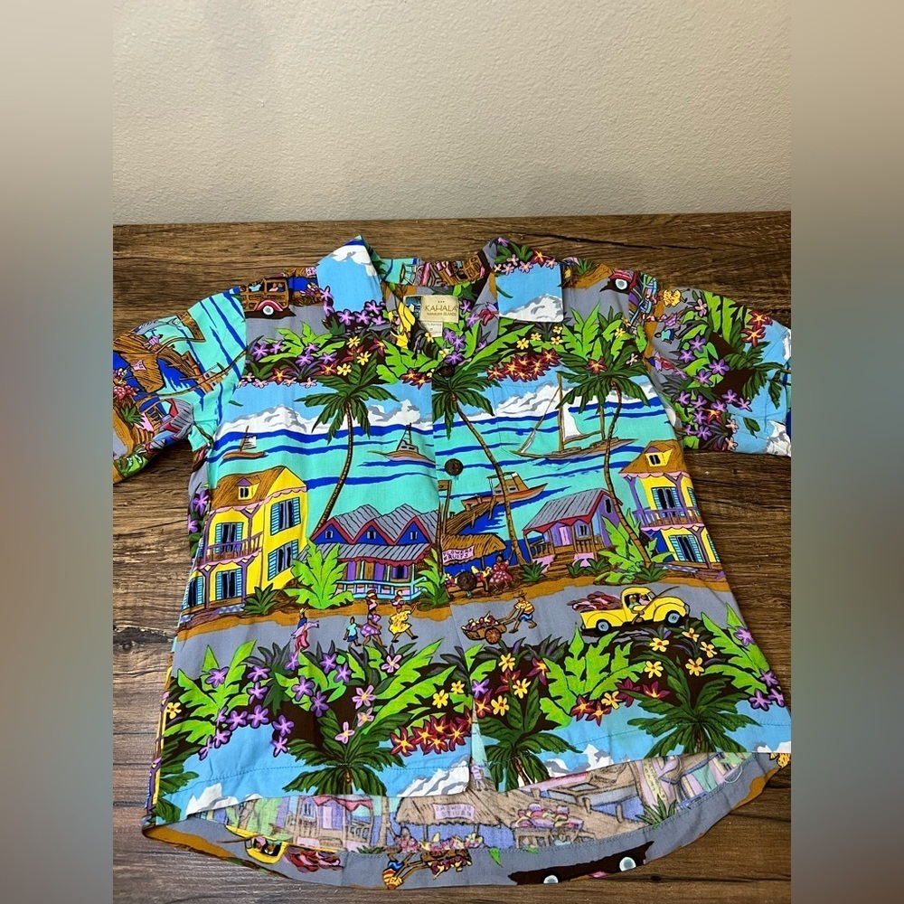 Vintage Kahala Hawaiian Shirt – Handcrafted in Hawaii – Size S – Rayon